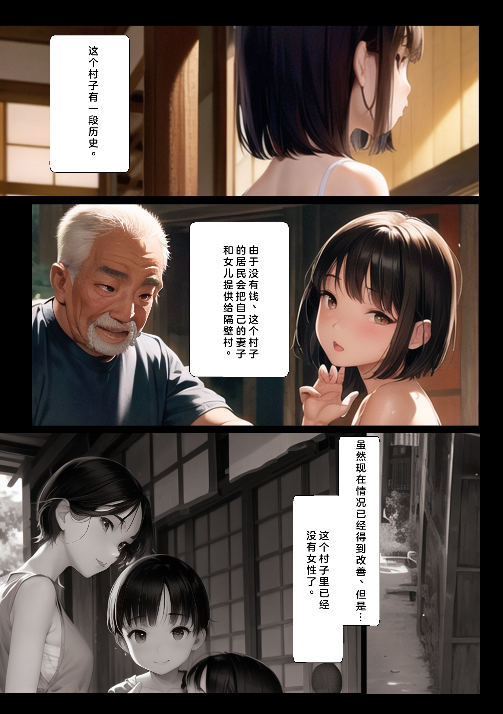 AI同人CG集村の花嫁，第1章，第 8 页