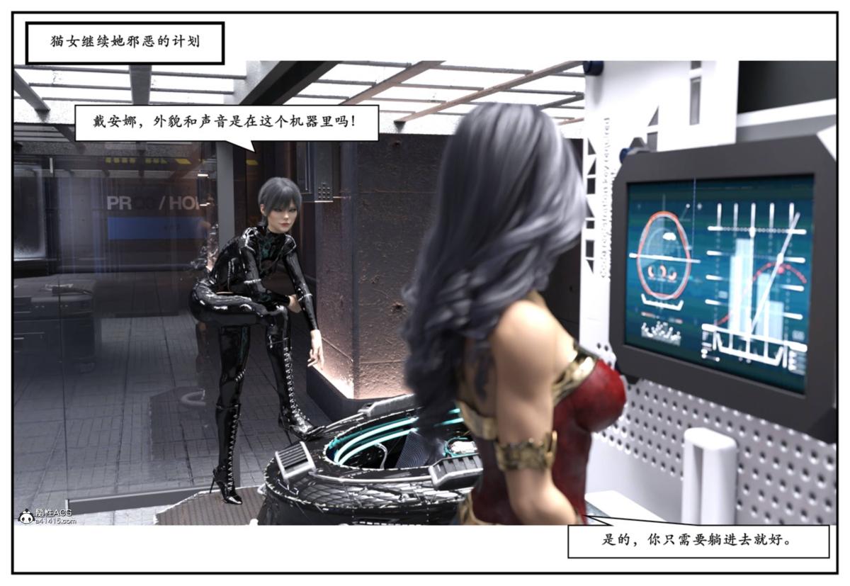 [3D]猫女和神奇女侠互换+生化危机X2，猫女和神奇女侠互换，第 22 页